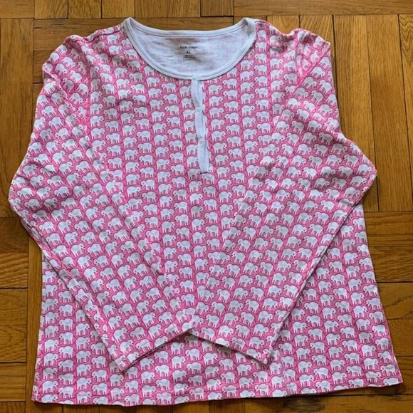 Roller Rabbit Pink Hathi Elephant Pajamas - Picture 7 of 16